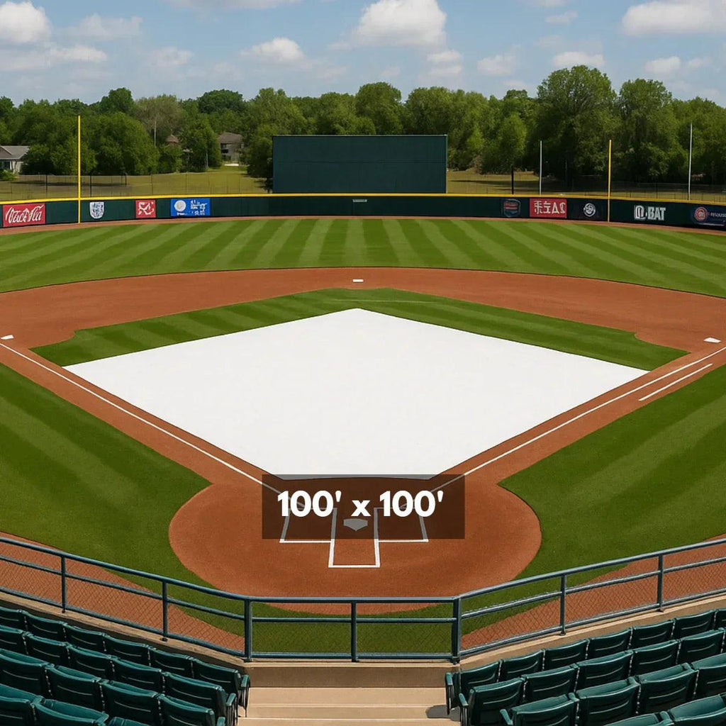Baseball Field Cover 100' x 100'.