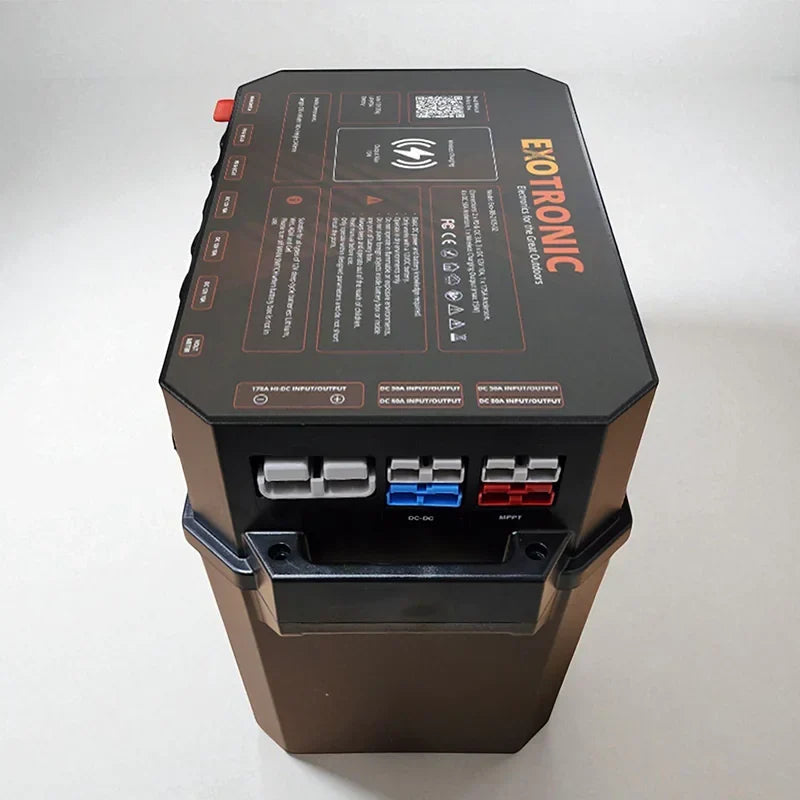 Exotronic 100Ah Pre-wired Orion XS + SmartSolar + SmartShunt Lithium Battery Box