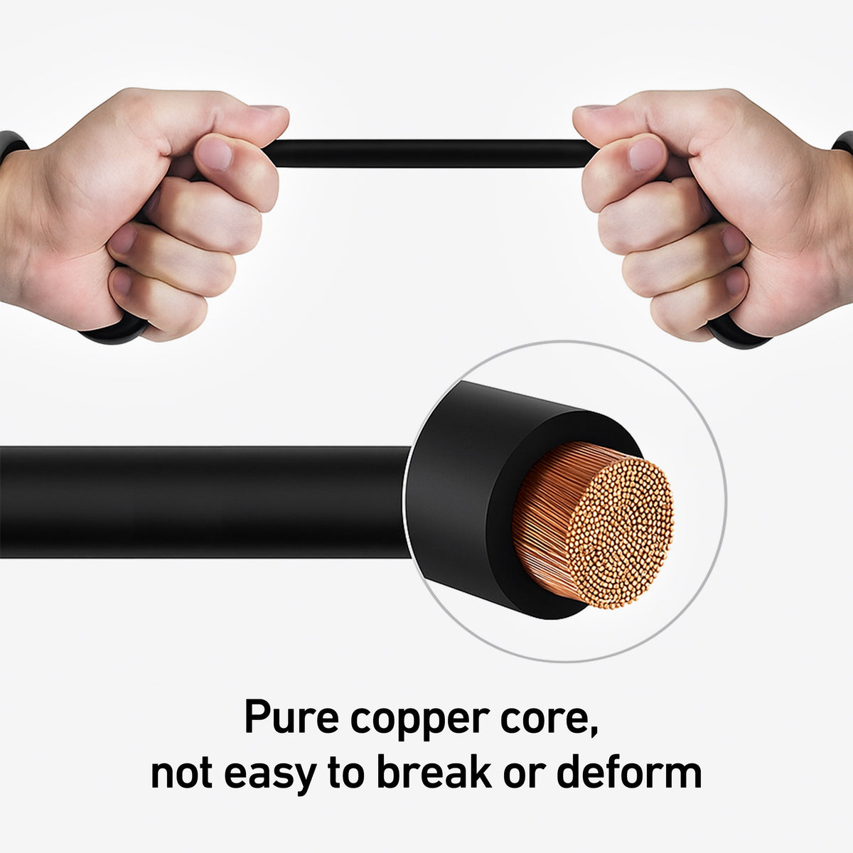 DeerRun® Bike Extension Cord, 10 ft, 5V 2A, with Adapter