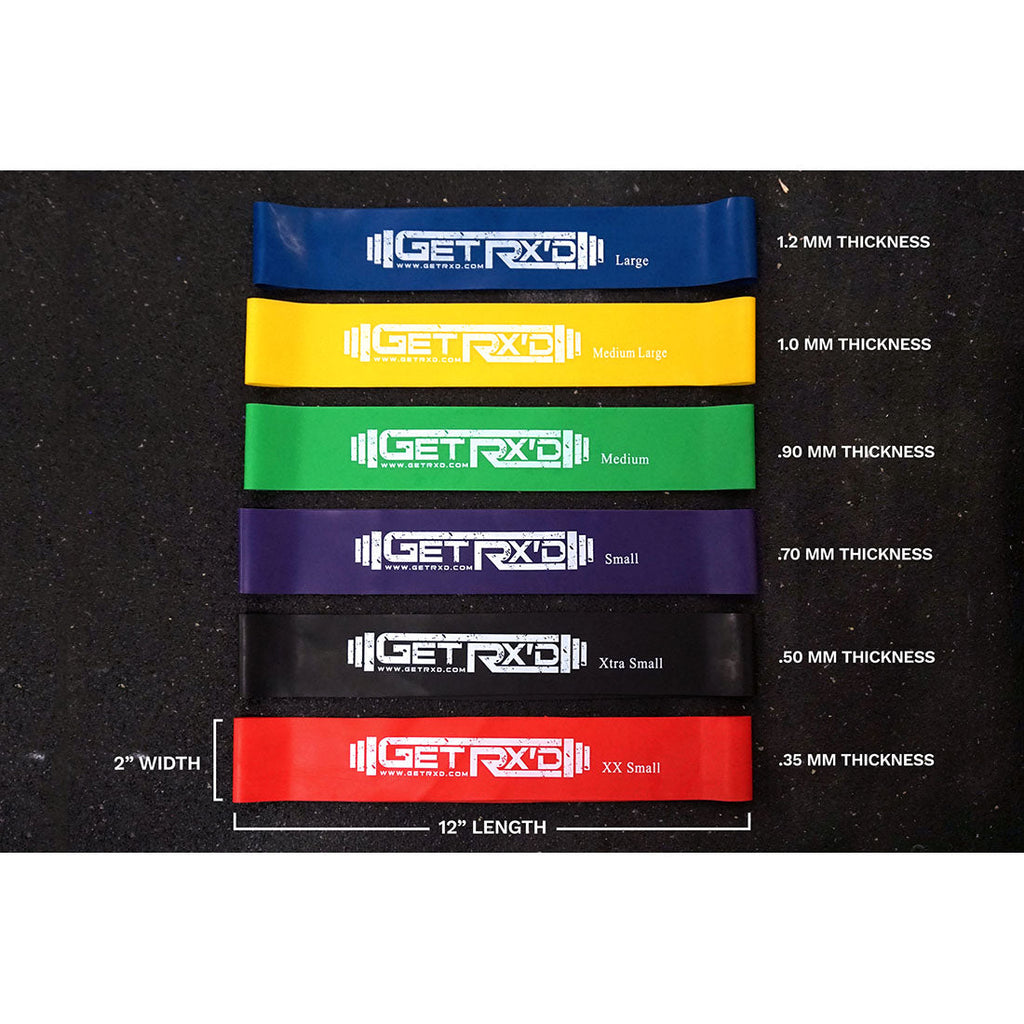 XXS Red Shorty Band 12" x 2" x .35 mm (BDL12-XXS)