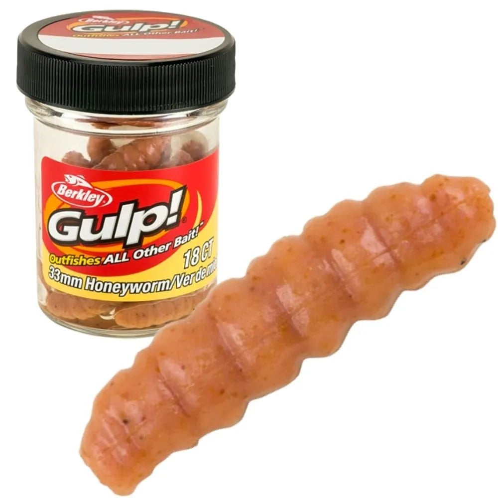 Berkley Gulp Honey Worm Natural 33mm