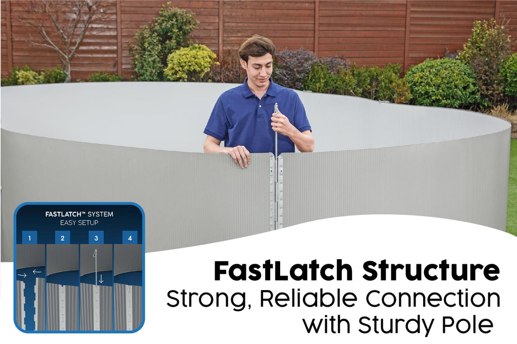 12ft x 48in Round Hydrium Steel Above Ground Pool Set