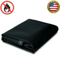 18 oz. Flame Retardant Vinyl Tarp - Black - 16' x 20'