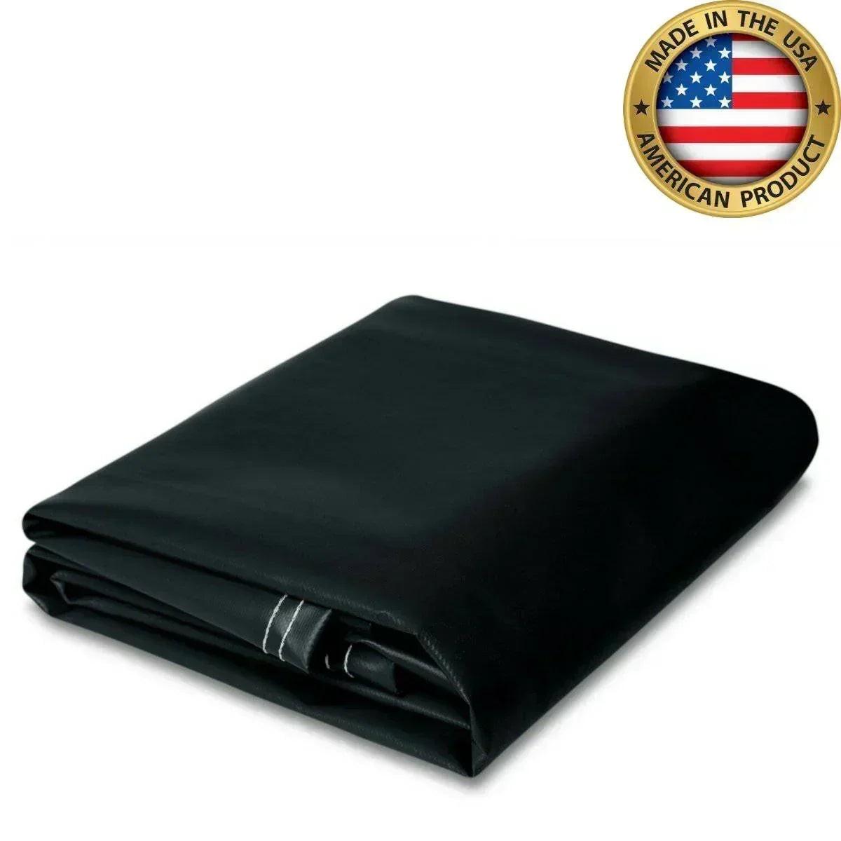 18 oz. Super Vinyl Tarp - Black - 8' x 12'
