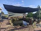 Black 86% Super Shade Mesh Tarp 10' x 16'