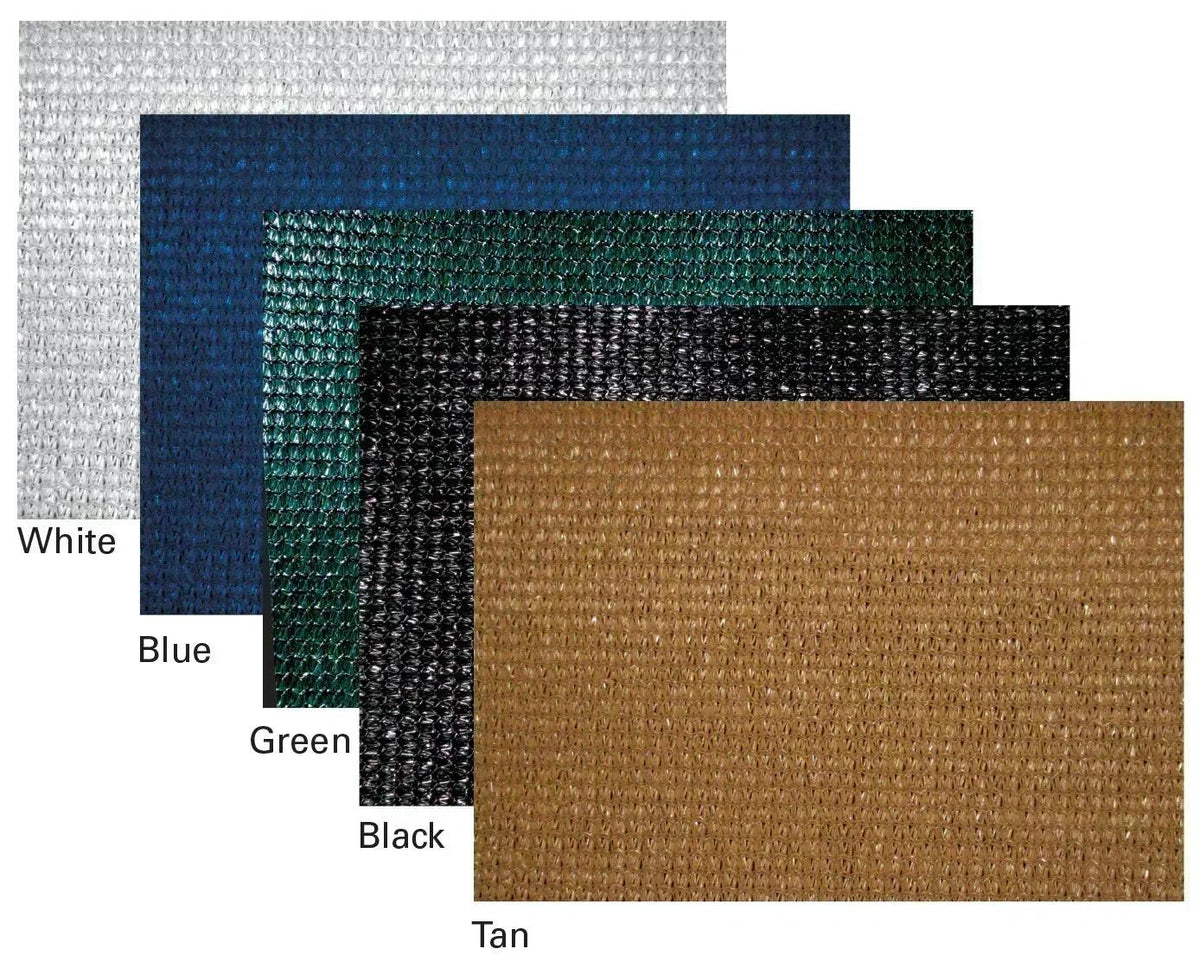 Black 86% Super Shade Mesh Tarp 6' x 16'