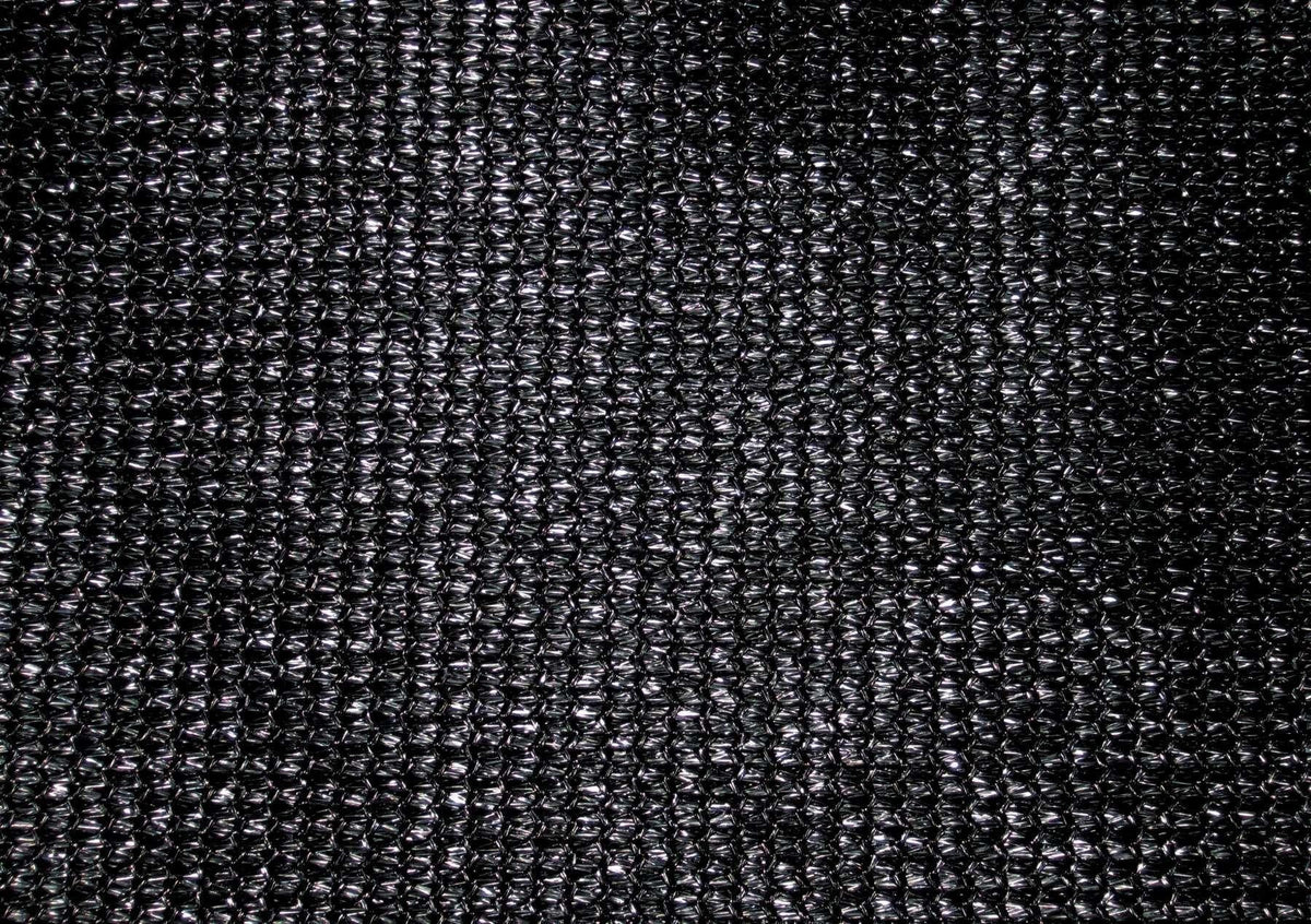 Black 86% Super Shade Mesh Tarp 6' x 16'