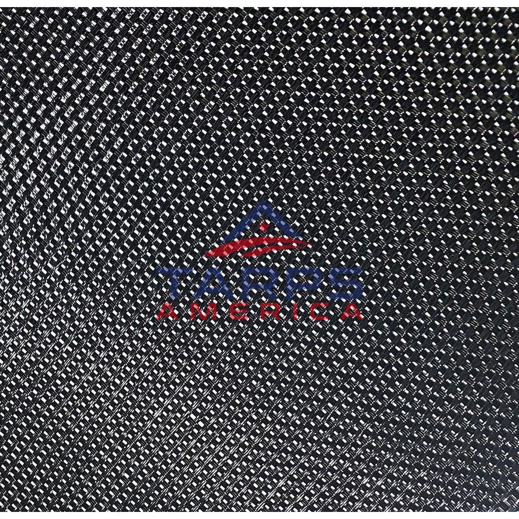 Black Hurricane Mesh Woven Shade Trampoline Tarp by ShadeMax®