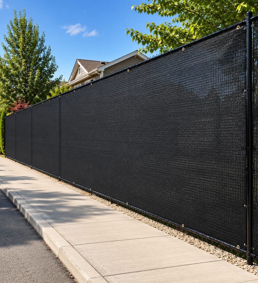 90% Black Privacy Fence 4' x 50'