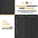 Black Mesh Tarp 8' x 10'