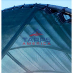 Custom Blue 8 oz. Medium Duty Vinyl Coated Mesh Tarp by ShadeMax®