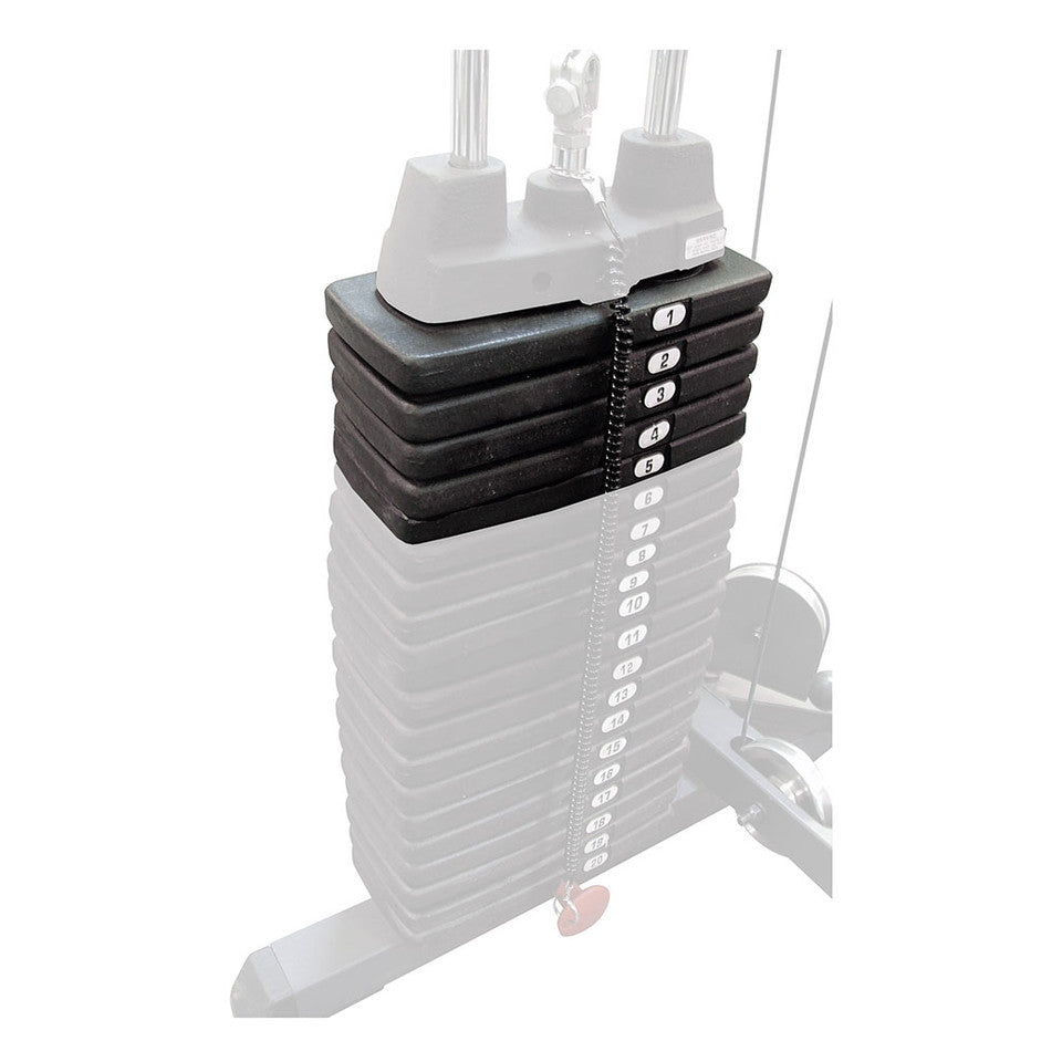 Body Solid - 50lb Selectorized Weight Stack Upgrade