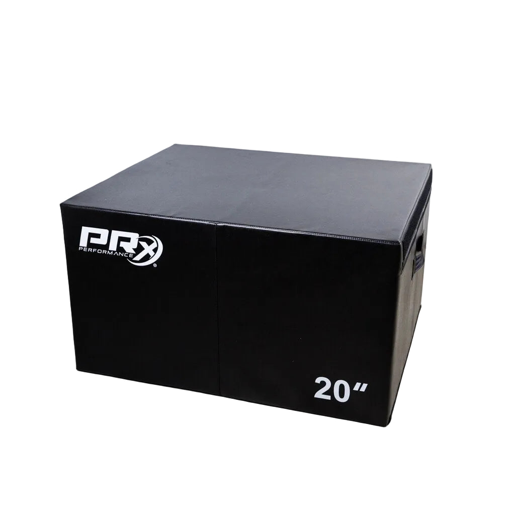 20" plyo box on floor. 20" labeled prominently on lower right corner.