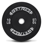 Black Premium Bumper Plates 2.0 with Color [piece]