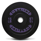 Black Premium Bumper Plates 2.0 with Color [piece]