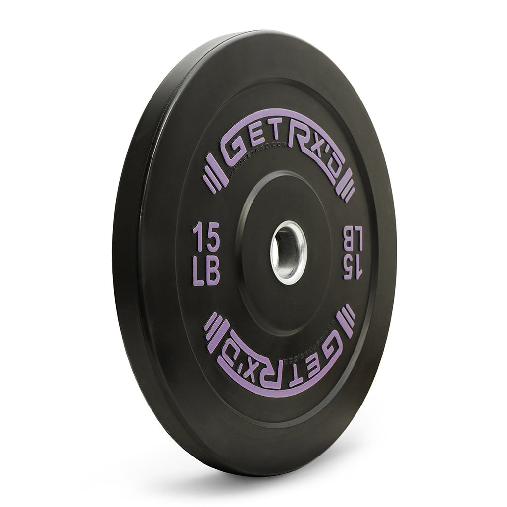 Black Premium Bumper Plates 2.0 with Color [piece]