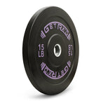 Black Premium Bumper Plates 2.0 with Color [piece]