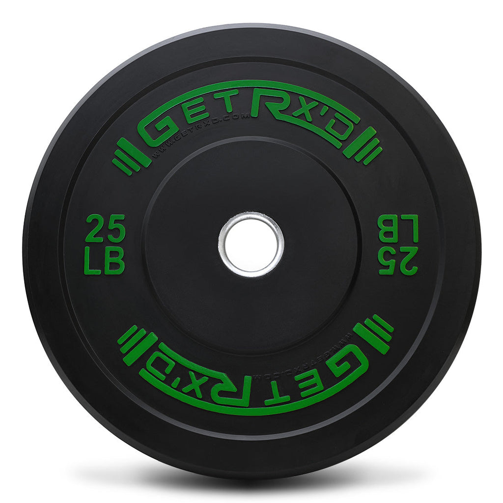 Black Premium Bumper Plates 2.0 with Color [piece]