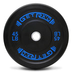 Black Premium Bumper Plates 2.0 with Color [piece]