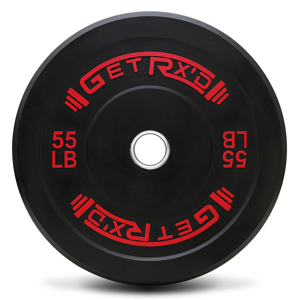 Black Premium Bumper Plates 2.0 with Color [piece]