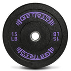 Black Crumb Rubber Bumper Plates [pc]
