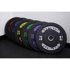 Black Crumb Rubber Bumper Plates [pc]