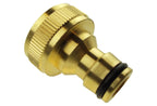 Two Way Tap Splitter Brass 3/4" BSP with Quick Connect Outlets