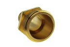 Brass Straight Joiner 19mm - 3/4" BSPM