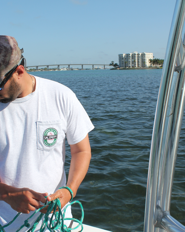Salinity Brewed in Florida Pocket Short Sleeve Shirt