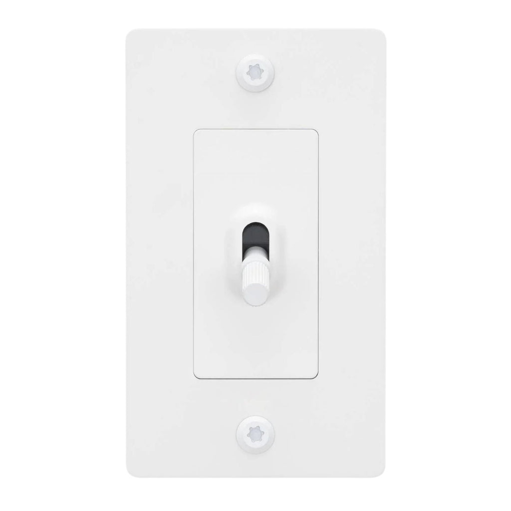 Buster + Punch NTG-144039 Linear 1-Gang Toggle Switch Without Logo, 15A, Single Pole/3-Way, White