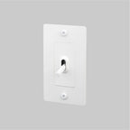 Buster + Punch NTG-144039 Linear 1-Gang Toggle Switch Without Logo, 15A, Single Pole/3-Way, White