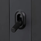 Buster + Punch NTK-024416 Linear 4-Gang Toggle Switch Without Logo, 15A, Single Pole/3-Way, Black