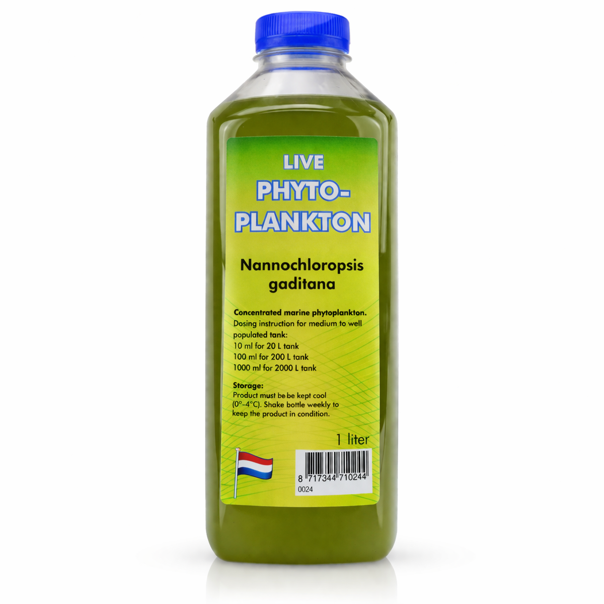 Nannochloropsis Gaditana Phytoplankton 1000ml Fish Larvae Feed EPA Rich