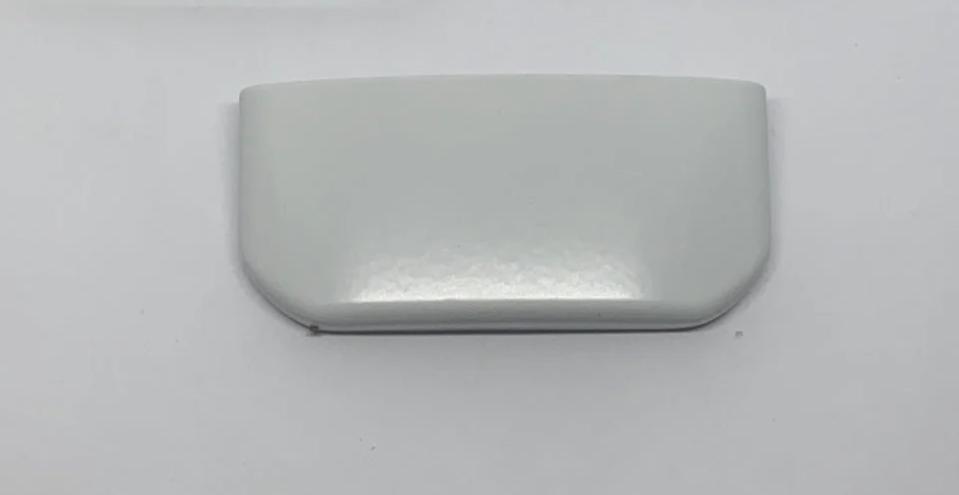 Image of C1010C - Low Profile Cover  24004.XX Amesbury Truth Positive Action Lock 19.65 Series color white. on a white background.