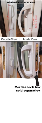 C1024 - PD1530 Vinyl Patio Door Handle ONLY