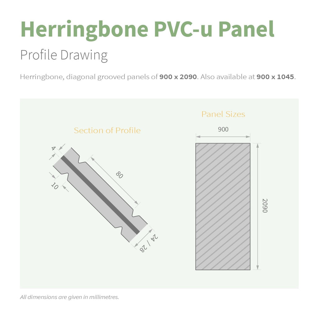 Herringbone Reinforced Door Panel