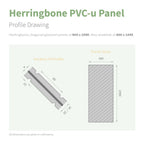 Herringbone Reinforced Door Panel