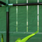 3 Tier Mini Greenhouse with Reinforced PE Cover & Roll-Up Door, 100 x 40 x 150cm, Green