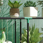 3 Tier Mini Greenhouse with Reinforced PE Cover & Roll-Up Door, 100 x 40 x 150cm, Green