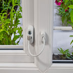 Key-Locking Window Cable Restrictor