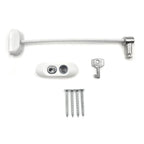 Key-Locking Window Cable Restrictor