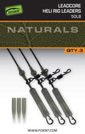 Fox Naturals Leadcore Heli Rig Leaders 50lb