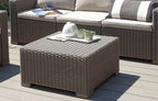 Keter California Taupe Rattan Coffee Table 68 x 68cm