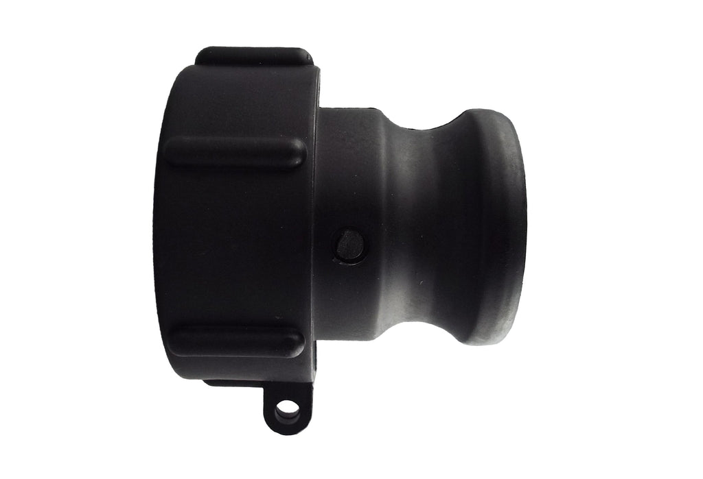 IBC 2” S60X6 Valve with IBC S60X6 – 1.5” Camlock Fitting and 1.5” Type D Camlock