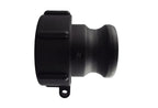 IBC 2” S60X6 Valve with IBC S60X6 – 1.5” Camlock Fitting and 1.5” Type D Camlock