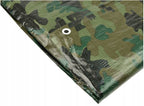 Camouflage M-Grade Tarpaulin 2m x 2m