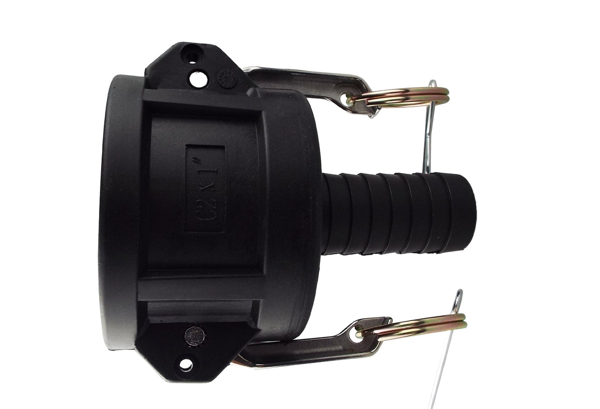 IBC 3” – S60X6M Valve with S60X6 – 2” Camlock Fitting and 1” Barb Type C Camlock