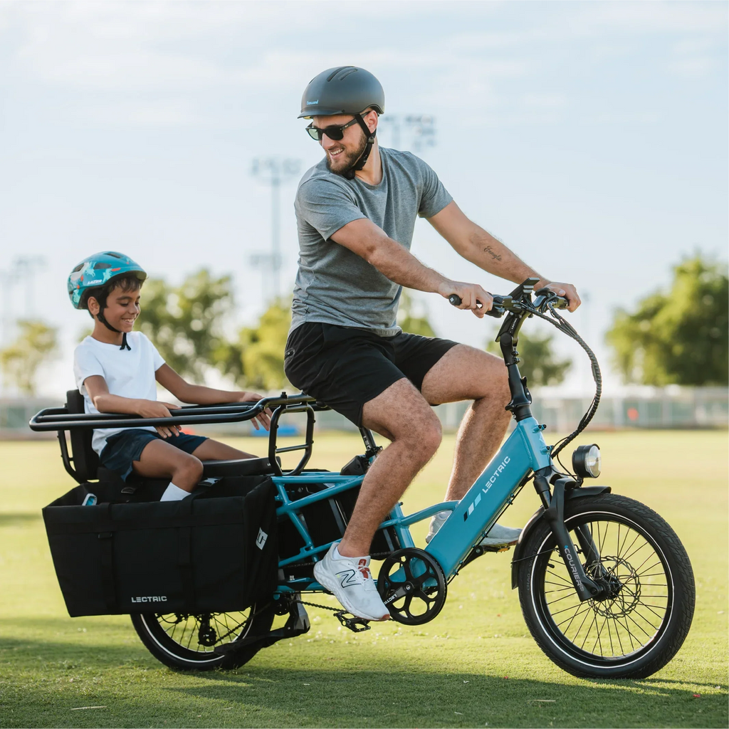 XPedition2 Raindrop Blue Long-Range Dual-Battery + FREE Running Boards, Cushions, Elite Headlight, Suspension Seat Post, Orbitor, Fast Charger ($694 Value)