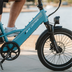XPedition2 Raindrop Blue Long-Range Dual-Battery + FREE Running Boards, Cushions, Elite Headlight, Suspension Seat Post, Orbitor, Fast Charger ($694 Value)
