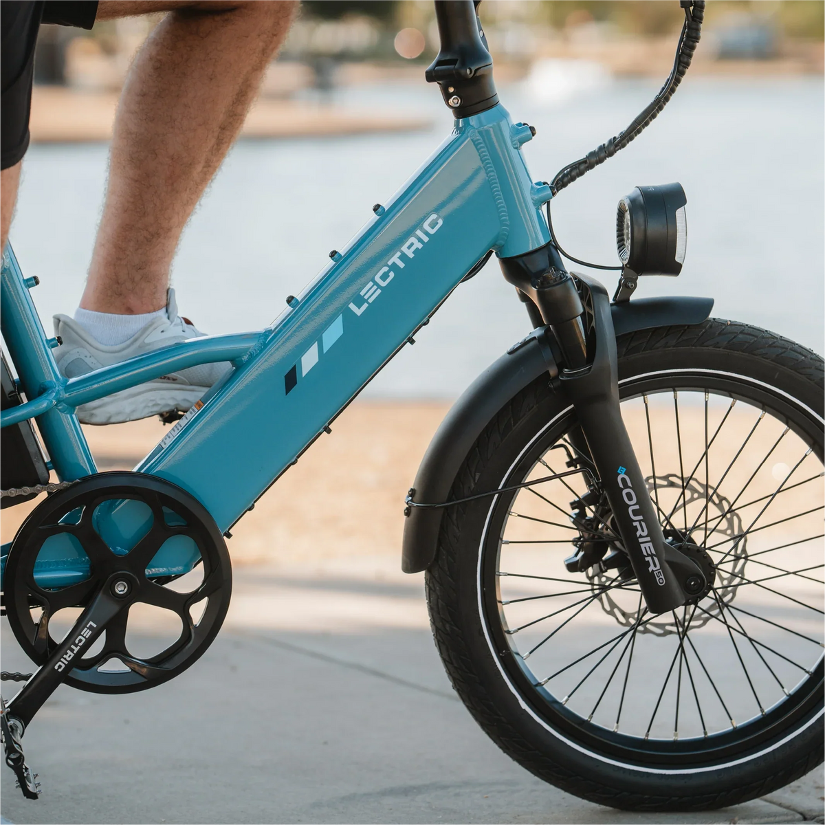 XPedition2 Raindrop Blue Long-Range Dual-Battery + FREE Running Boards, Cushions, Elite Headlight, Suspension Seat Post, Orbitor, Fast Charger ($694 Value)